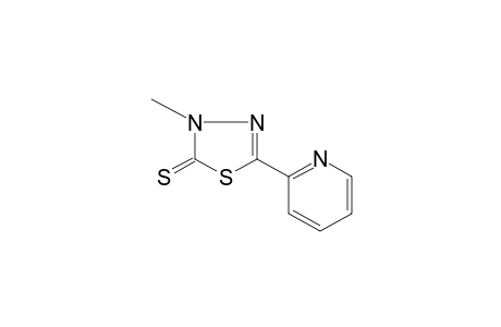 4-methyl-2-(2-pyridyl)-delta square-1,3,4-thiadiazoline-5-thione