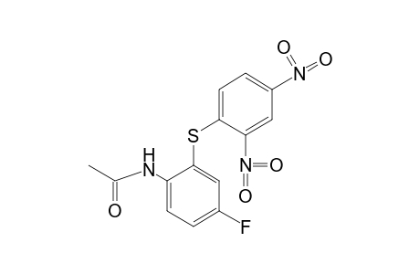 2'-[(2,4-DINITROPHENYL)THIO]-4'-FLUOROACETANILIDE