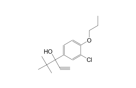 alpha-tert-BUTYL-3-CHLORO-alpha-ETHYNYL-4-PROPOXYBENZYL ALCOHOL