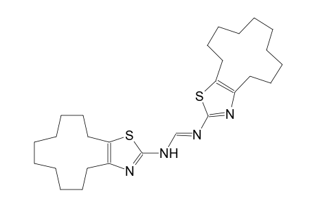 N,N'-di(4,5,6,7,8,9,10,11,12,13-decahydrocyclododeca[d][1,3]thiazol-2-yl)imidoformamide