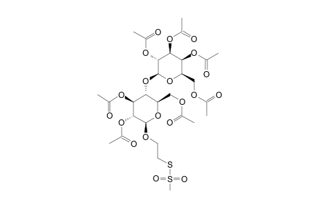 2-(2,3,6-TRI-O-ACETYL-4-O-(2,3,4,6-TETRA-O-ACETYL-BETA-D-GALACTOPYRANOSYL)-BETA-D-GLUCOPYRANOSYL)-ETHYL_METHANETHIOSULFONATE