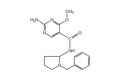 2-amino-N-(1-benzyl-2-pyrrolidinyl)-4-methoxy-5-pyrimidinecarboxamide