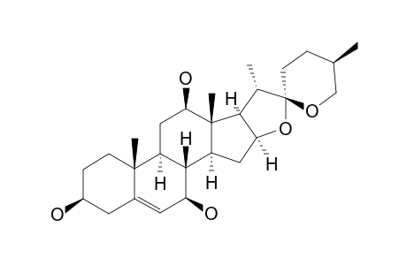 (25R)-SPIROST-5-ENE-3-BETA,7-BETA,12-BETA-TRIOL