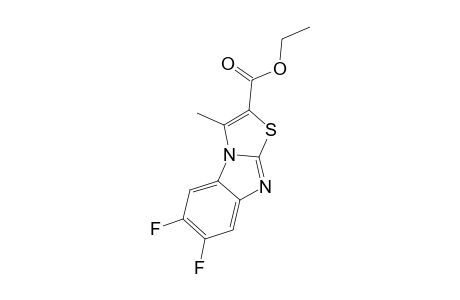 3-METHYL-6,7-DIFLUOROBENZ-[4,5]-IMIDAZO-[2,1-B]-[1,3]-THIAZOLE