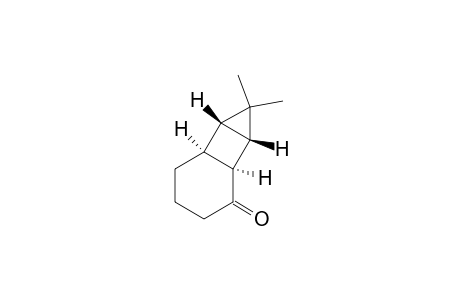 Tricyclo[4.3.0.07,9]nonan-2-one, 8,8-dimethyl-, (1.alpha.,6.alpha.,7.beta.,9.beta.)-(.+-.)-