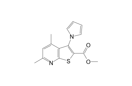 Methyl 4,6-dimethyl-3-(1H-pyrrol-1-yl)thieno[2,3-b]pyridine-2-carboxylate