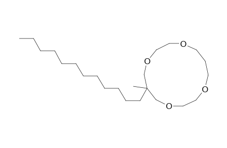 6-Dodecyl-6-methyl-1,4,8,11-tetraoxacyclotetradecane