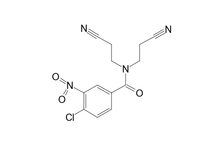 N,N-bis(2-cyanoethyl)-4-chloro-3-nitrobenzamide