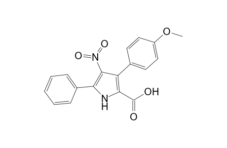 3-(4-Methoxyphenyl)-4-nitro-5-phenyl-1H-pyrrole-2-carboxylic acid