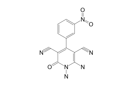 1,6-diamino-1,2-dihydro-4-(m-nitrophenyl)-2-oxo-3,5-pyridinedicarbonitrile