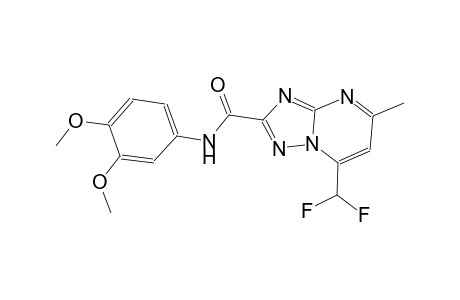 7-(difluoromethyl)-N-(3,4-dimethoxyphenyl)-5-methyl[1,2,4]triazolo[1,5-a]pyrimidine-2-carboxamide