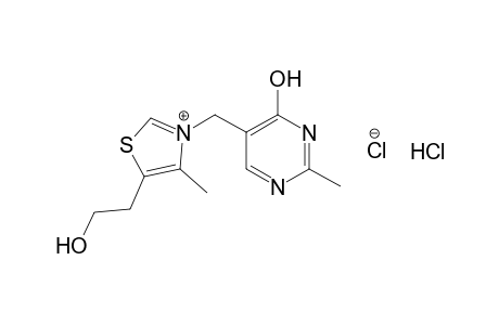 5-(2-hydroxyethyl)-3-[(4-hydroxy-2-methyl-5-pyrimidinyl)methyl]-4-methylthiazolium chloride, hydrochloride