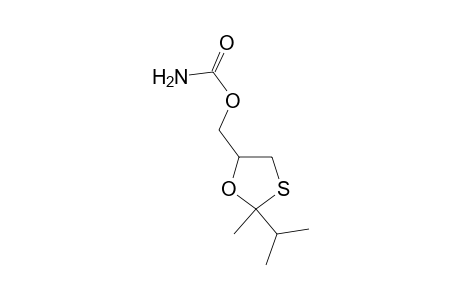 2-isopropyl-2-methyl-1,3-oxathiolane-5-methanol, carbamate