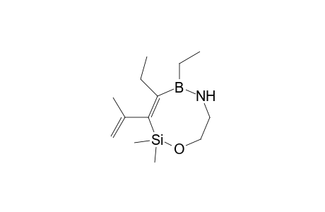 4,5-DIETHYL-3-ISOPROPENYL-2,2-DIMETHYL-1-OXA-6-AZA-2-SILA-5-BORA-3-CYCLOOCTENE