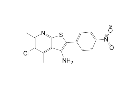 5-Chloro-4,6-dimethyl-2-(4-nitro-phenyl)-thieno[2,3-b]pyridin-3-ylamine