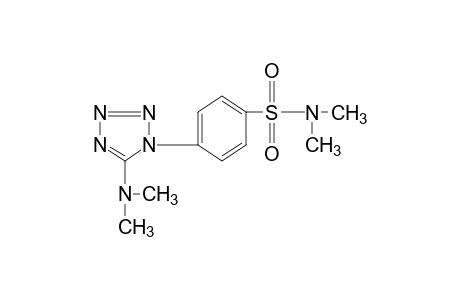 N,N-DIMETHYL-p-[5-(DIMETHYLAMINO)-1H-TETRAZOL-1-YL]BENZENESULFONAMIDE