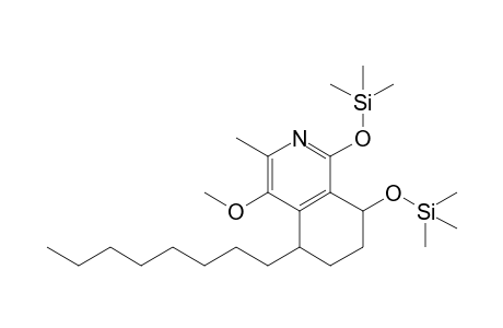 1,8-Bis(trimethylsiloxy)-4-methoxy-3-methyl-5-octyl-5,6,7,8-tetrahydroisoquinoline