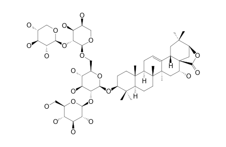 ALBIZIASAPONIN-C;#3;ACACIC-ACID-LACTONE-3-O-BETA-D-XYLOPYRANOSYL-(1->2)-ALPHA-L-ARABINOPYRANOSYL-(1->6)-O-[BETA-D-GLUCOPYRANOSYL-(1->2)]-BETA-D-GLUCOPYRANOSIDE