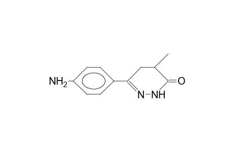 6-(p-AMINOPHENYL)-4,5-DIHYDRO-4-METHYL-3(2H)-PYRIDAZINONE