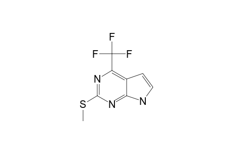 2-(METHYLTHIOL)-4-TRIFLUOROMETHYL-PYRROLO-[2,3-D]-PYRIMIDINE