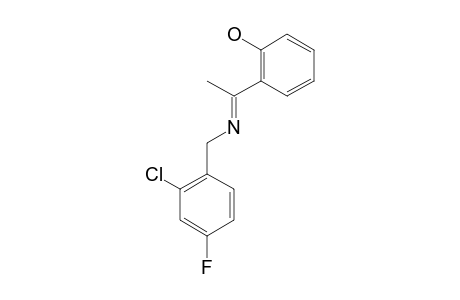 o-[N-(2-chloro-4-fluorobenzyl)aceimidoyl]phenol