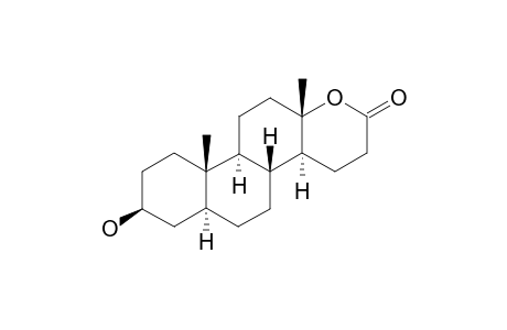 3b-Hydroxy-17a-oxa-D-homo-5a-androstan-17-one