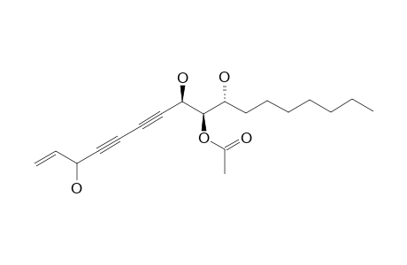 1-HEPTADECEN-4,6-DIYN-9-ALPHA-ACETYL-3,8-ALPHA,10-BETA-TRIOL