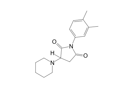 2-piperidino-N-(3,4-xylyl)succinimide