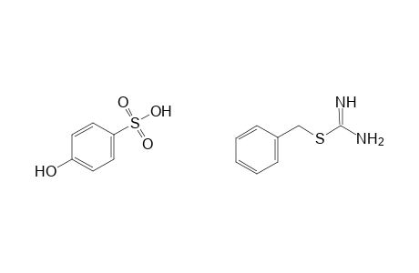 2-benzyl-2-thiopseudourea, compound with p-hydroxybenzenesulfonic acid