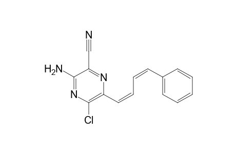 2-Amino-6-chloro-3-cyano-5-(4-phenyl-1,3-butadienyl)pyrazine