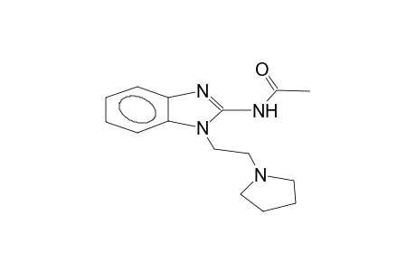 N-{1-[2-(1-pyrrolidinyl)ethyl]-1H-benzimidazol-2-yl}acetamide