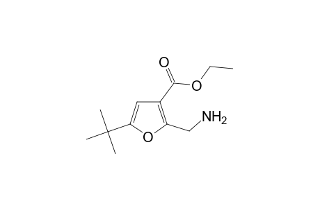 Furane-3-carboxylic acid, 2-aminomethyl-5-tert-butyl-, ethyl ester