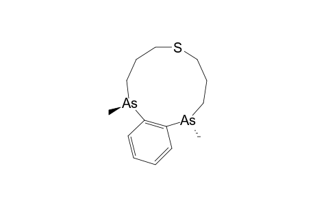 2,10-DIMETHYL-2,10-DIARSA-6-THIABICYCLO-[9.4.0]-PENTADECA-1(11),12,14-TRIENE