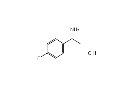 p-fluoro-alpha-methylbenzylamine, hydrochloride