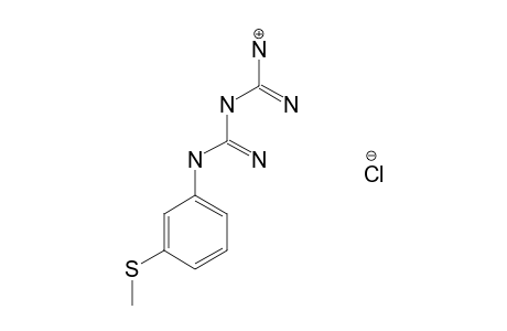 1-[m-(methylthio)phenyl]biguanide, monohydrochloride