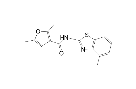 2,5-dimethyl-N-(4-methyl-1,3-benzothiazol-2-yl)-3-furamide