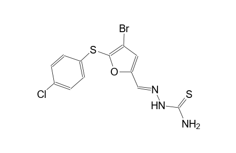 4-bromo-5-[(4-chlorophenyl)sulfanyl]-2-furaldehyde thiosemicarbazone