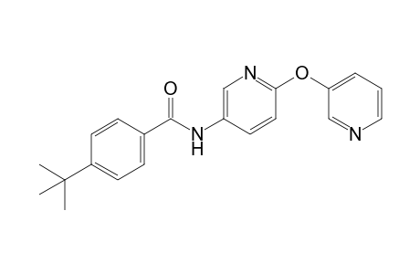 p-tert-butyl-N-{6-[(3-pyridyl)oxy]-3-pyridyl}benzamide