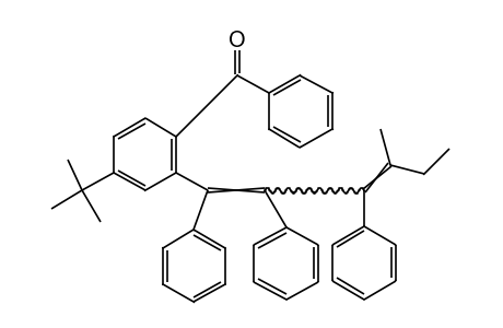 4-tert-BUTYL-2-(4-METHYL-1,2,3-TRIPHENYL-1,3-HEXADIENYL)BENZOPHENONE