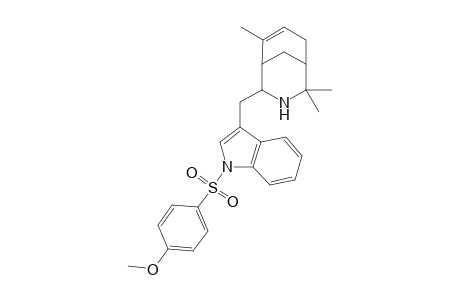 Methyl 4-((3-[(4,4,8-trimethyl-3-azabicyclo[3.3.1]non-7-en-2-yl)methyl]-1H-indol-1-yl)sulfonyl)phenyl ether