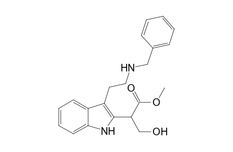 2-[3-[2-(benzylamino)ethyl]-1H-indol-2-yl]-3-hydroxy-propionic acid methyl ester