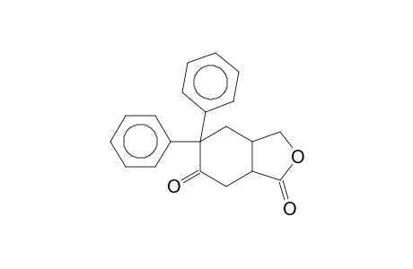 8-Oxabicyclo[4.3.0]nonane-3,9-dione, 4,4-diphenyl-