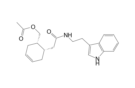 [(1S,6S)-6-[2-[2-(1H-indol-3-yl)ethylamino]-2-oxidanylidene-ethyl]cyclohex-3-en-1-yl]methyl ethanoate