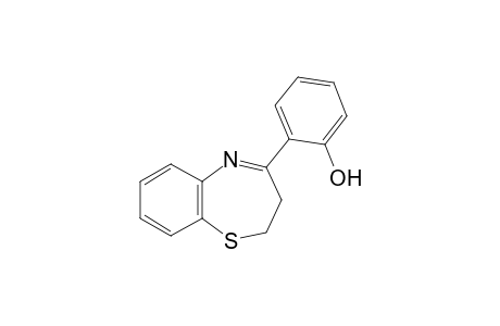 o-(2,3-dihydro-1,5-benzothiazepin-4-yl)phenol