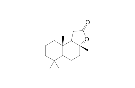 Naphtho[2,1-b]furan-2(1H)-one, 3a,4,5,5a.alpha.,6,7,8,9,9a,9b.alpha.-decahydro-3a.beta.,6,6,9a.beta.-tetramethyl-