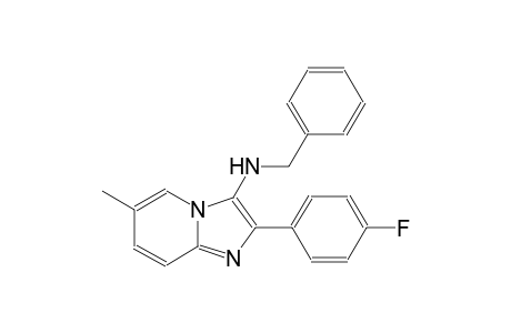 imidazo[1,2-a]pyridin-3-amine, 2-(4-fluorophenyl)-6-methyl-N-(phenylmethyl)-