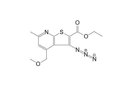 ethyl 3-azido-4-(methoxymethyl)-6-methylthieno[2,3-b]pyridine-2-carboxylate