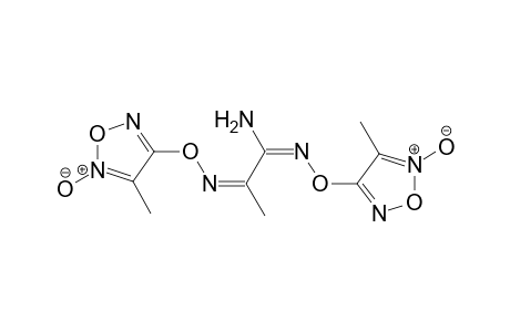 (2Z)-2-(4-methyl-5-oxido-furazan-5-ium-3-yl)oximino-N'-(4-methyl-5-oxido-furazan-5-ium-3-yl)oxy-propionamidine