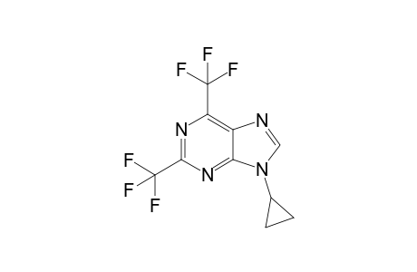 9-Cyclopropyl-2,6-bis(trifluoromethyl)-9H-purine