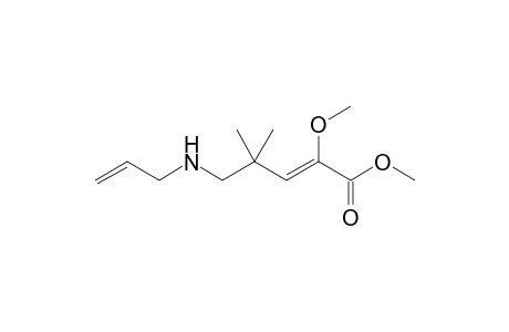 Z-METHYL-5-ALLYLAMINO-4,4-DIMETHYL-2-METHOXYPENT-2-ENOATE